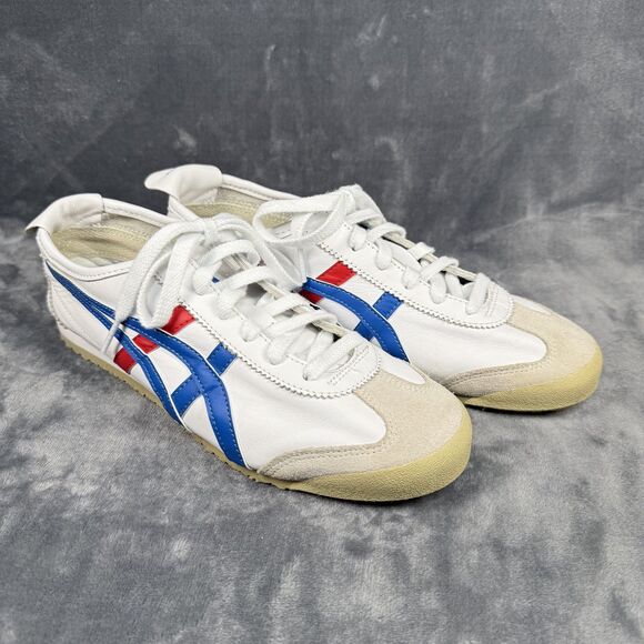 ASICS Onitsuka Tiger Mexico 66 Red White Blue Shoes US Size 8.5 EU Size 39.5 - Picture 1 of 8